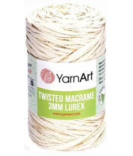 YarnArt Twisted Macrame 3MM Lurex 752