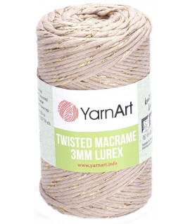 YarnArt Twisted Macrame 3MM Lurex 753