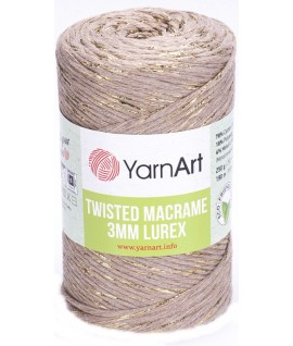 YarnArt Twisted Macrame 3MM Lurex 768