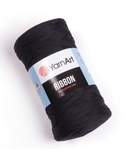 YarnArt Ribbon,negru,750