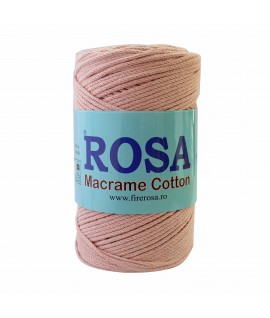Rosa Macrame Cotton 14 roz prafuit