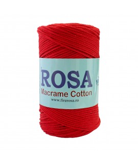 Rosa Macrame Cotton 10 rosu