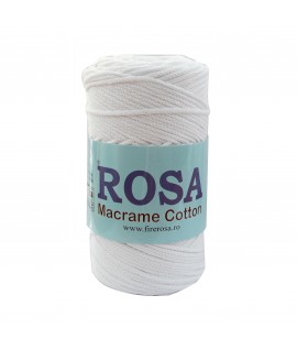 Rosa Macrame Cotton 306 Alb